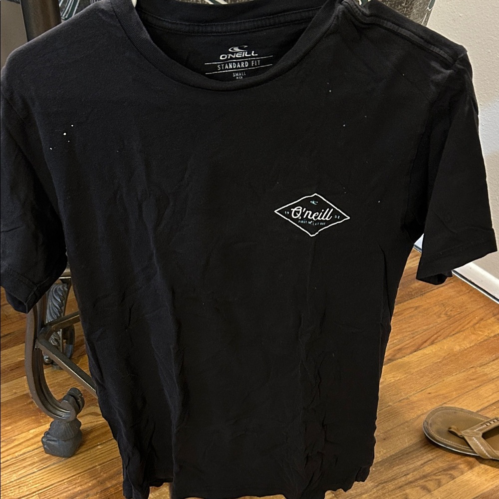 O'Neill Black Short Sleeve Tee (paint stains- see pictures)